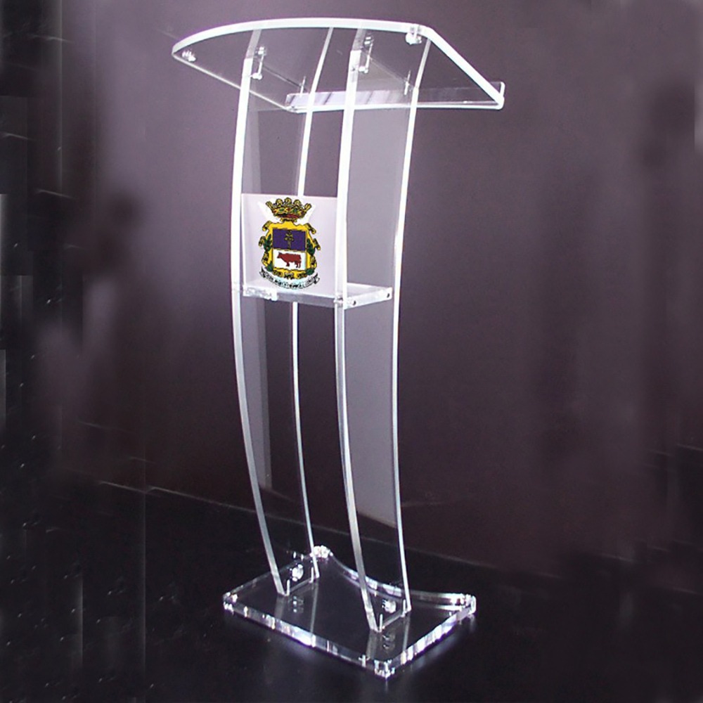 Acrylic Podium with Crest