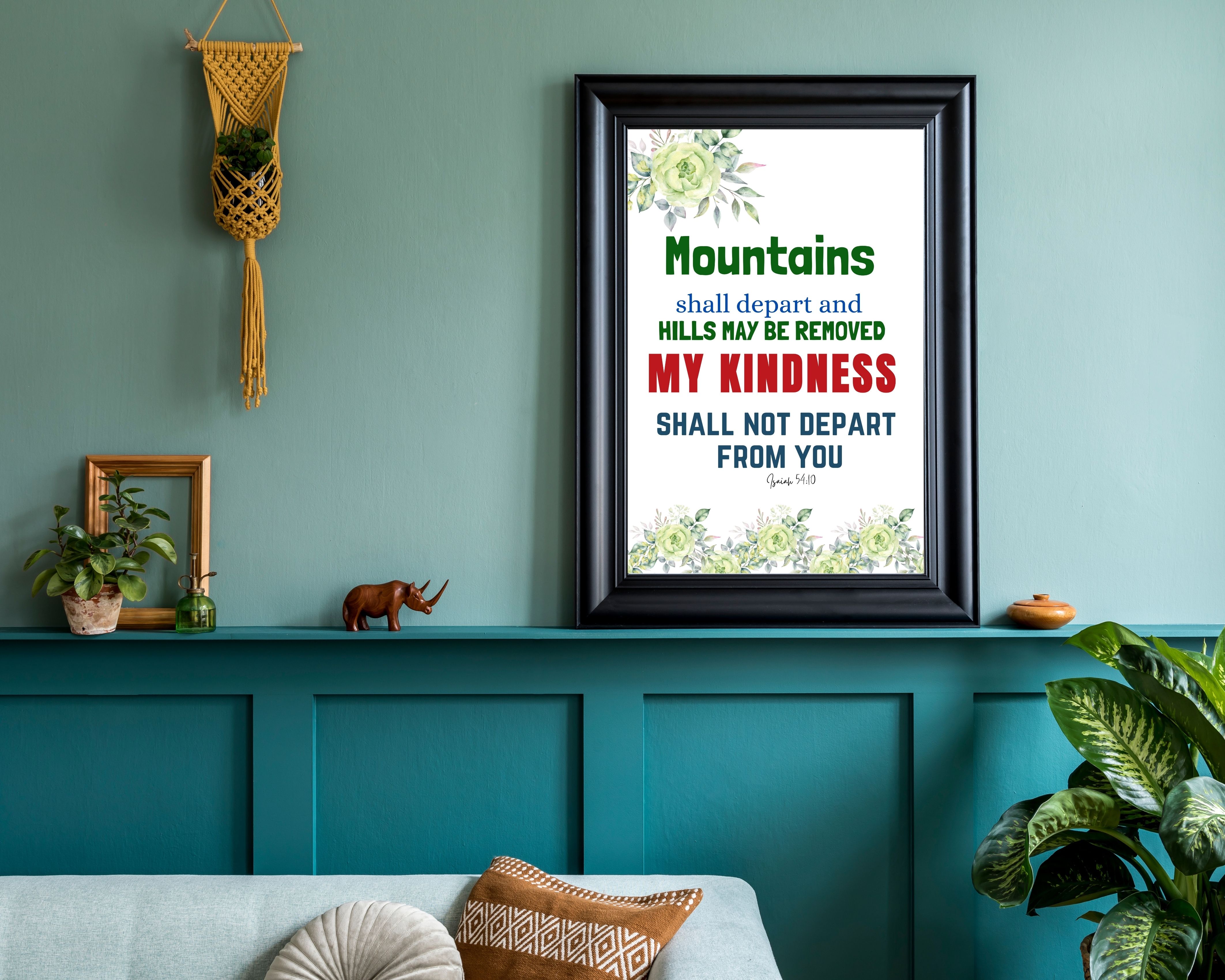 My Kindness shall never depart 