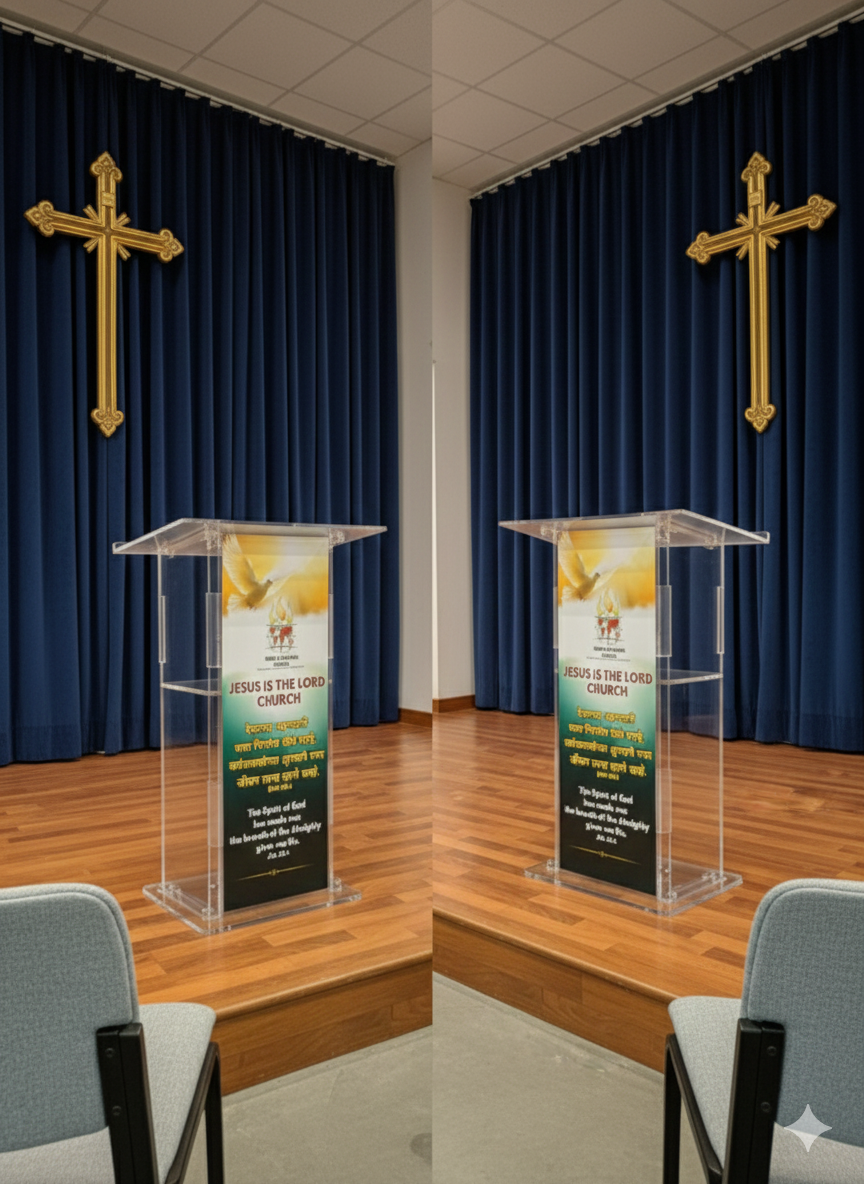 Acrylic Church Podium