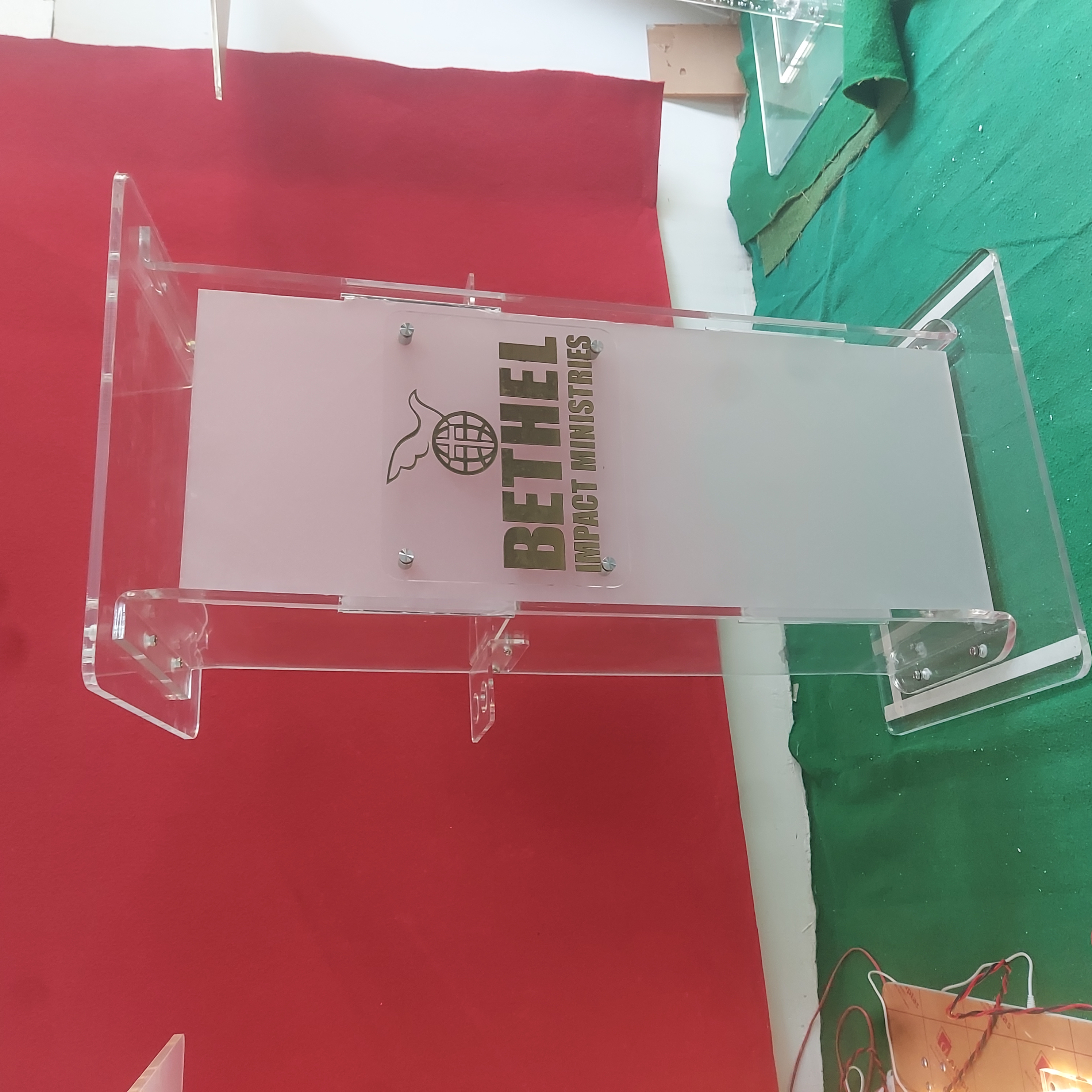 Acrylic Church Podium