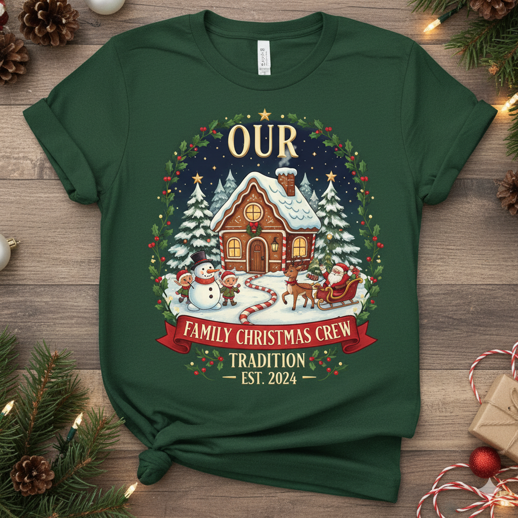Our Family Christmas Crew Shirt