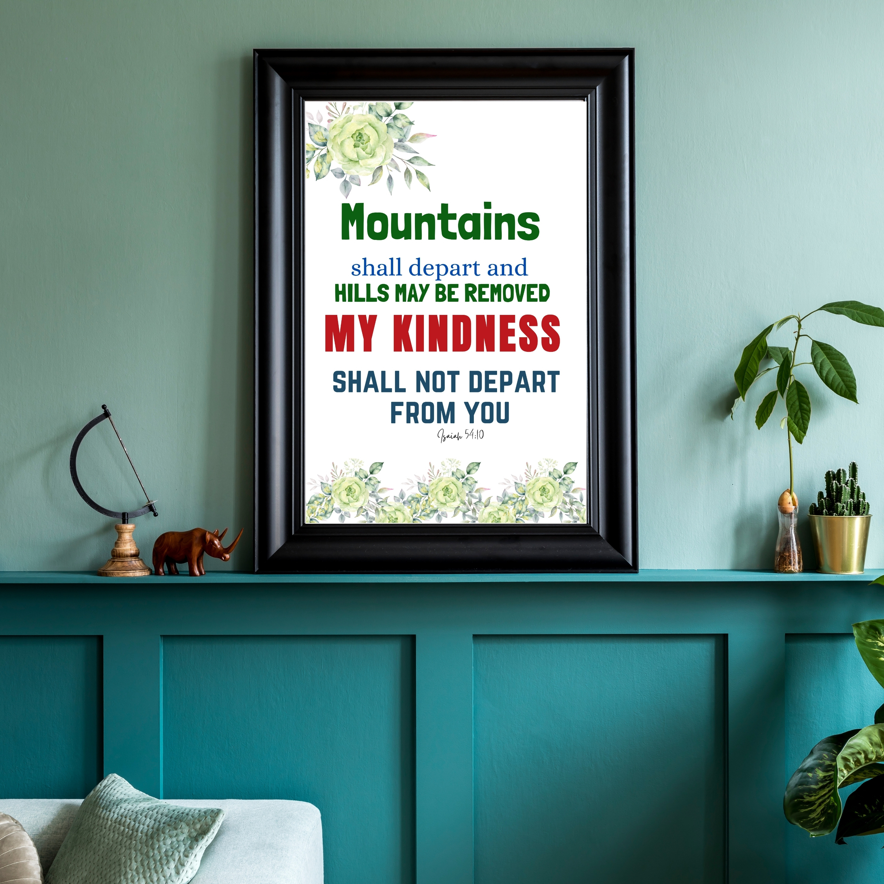 MY KINDNESS SHALL NEVER DEPART FROM 