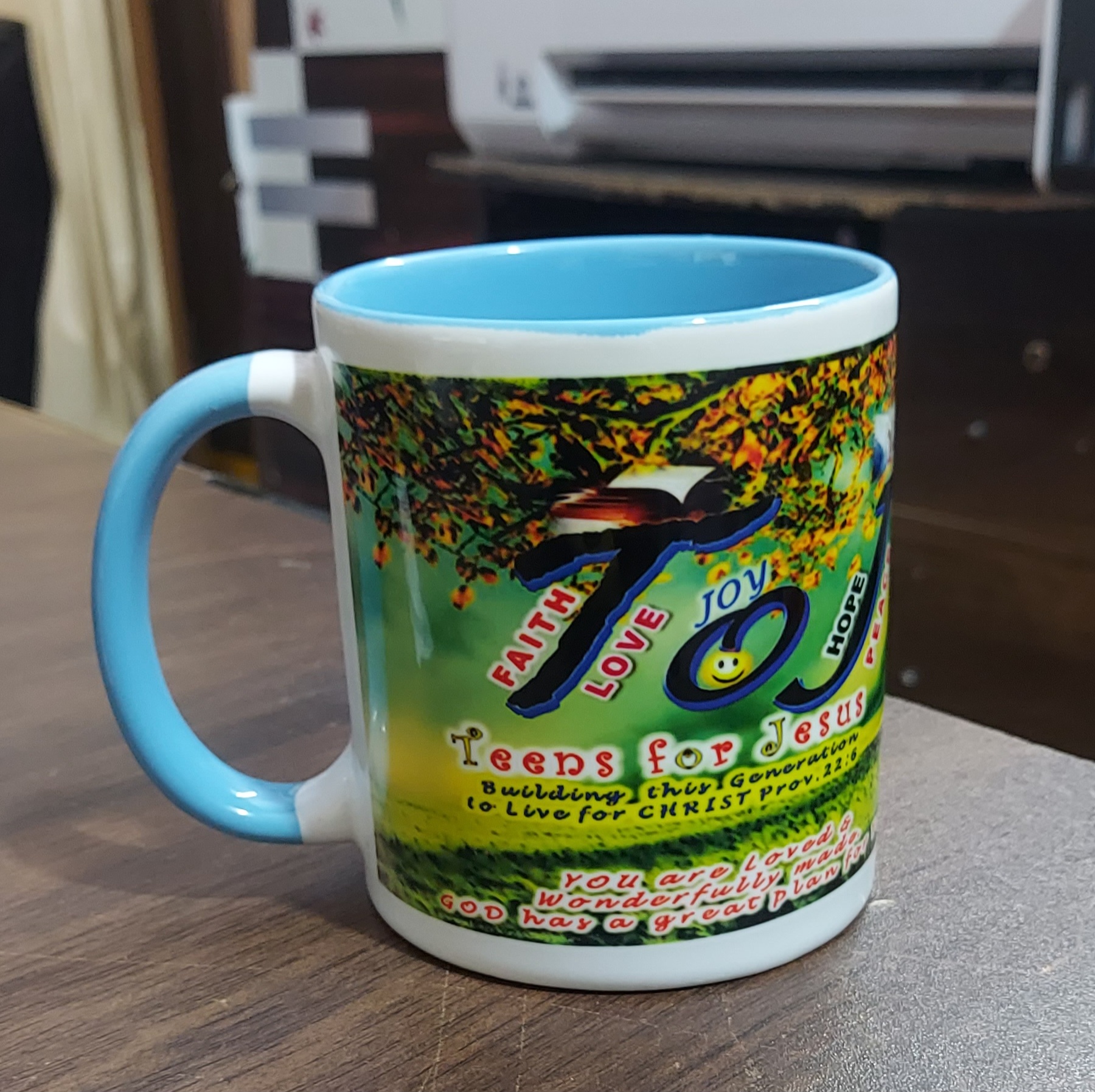 Teens for Jesus Inspirational Mug