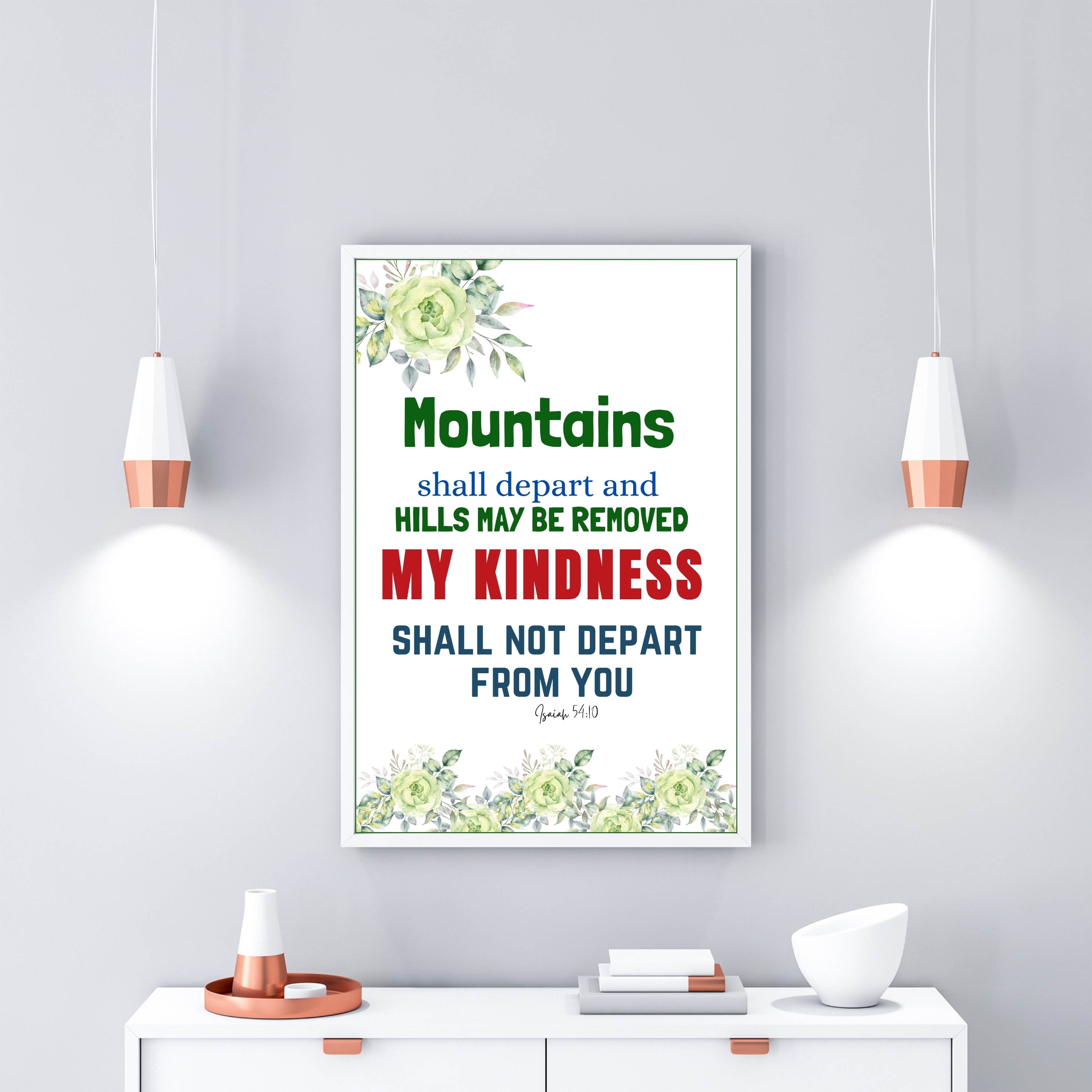 MY KINDNESS SHALL NEVER DEPART FROM