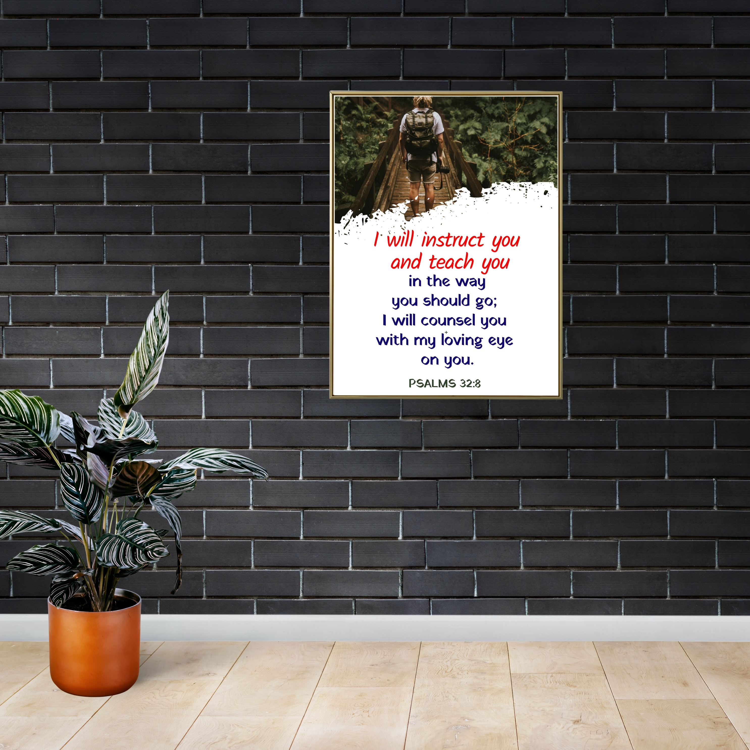 I WULL GUIDE YOU WITH MINE EYE