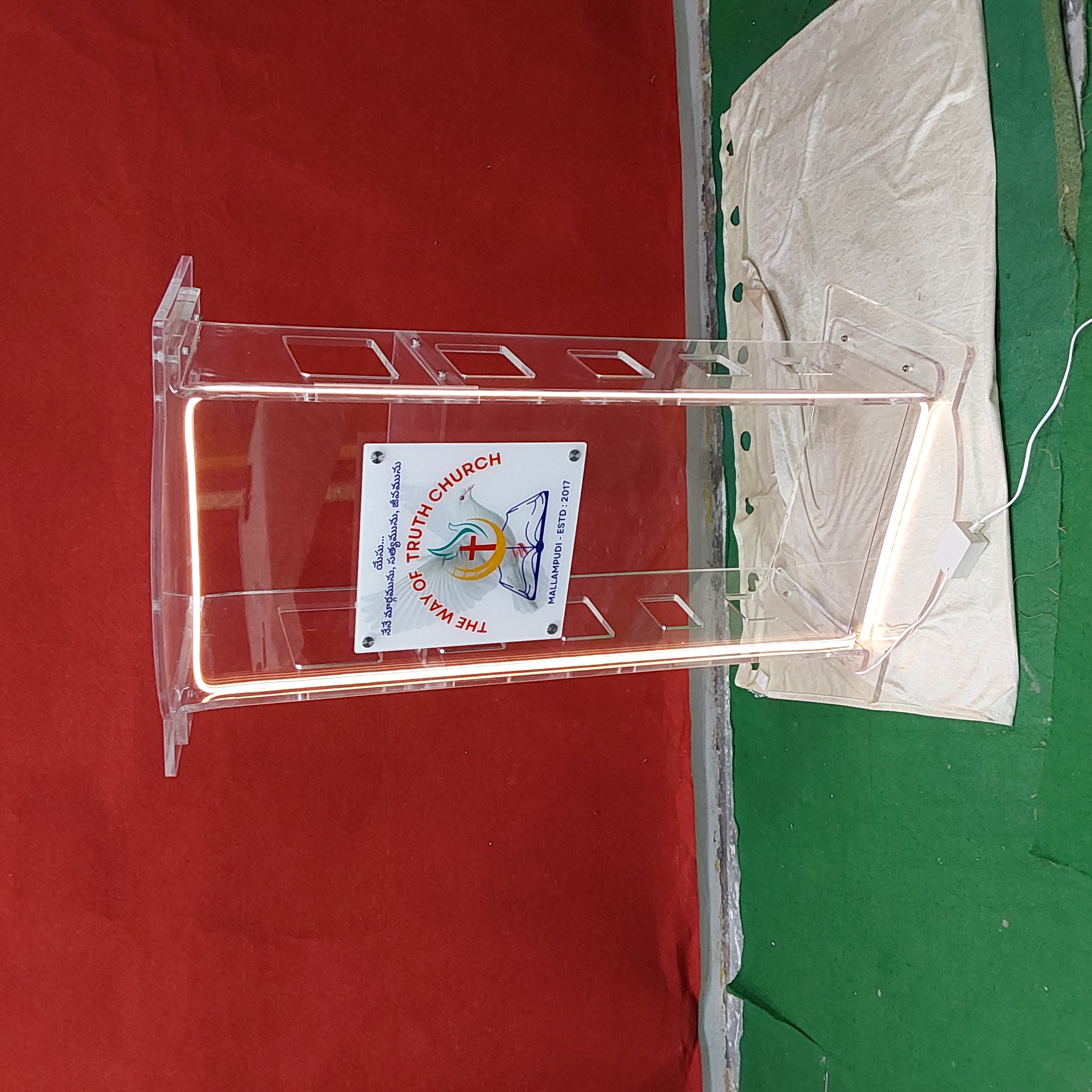 Acrylic Church Podium