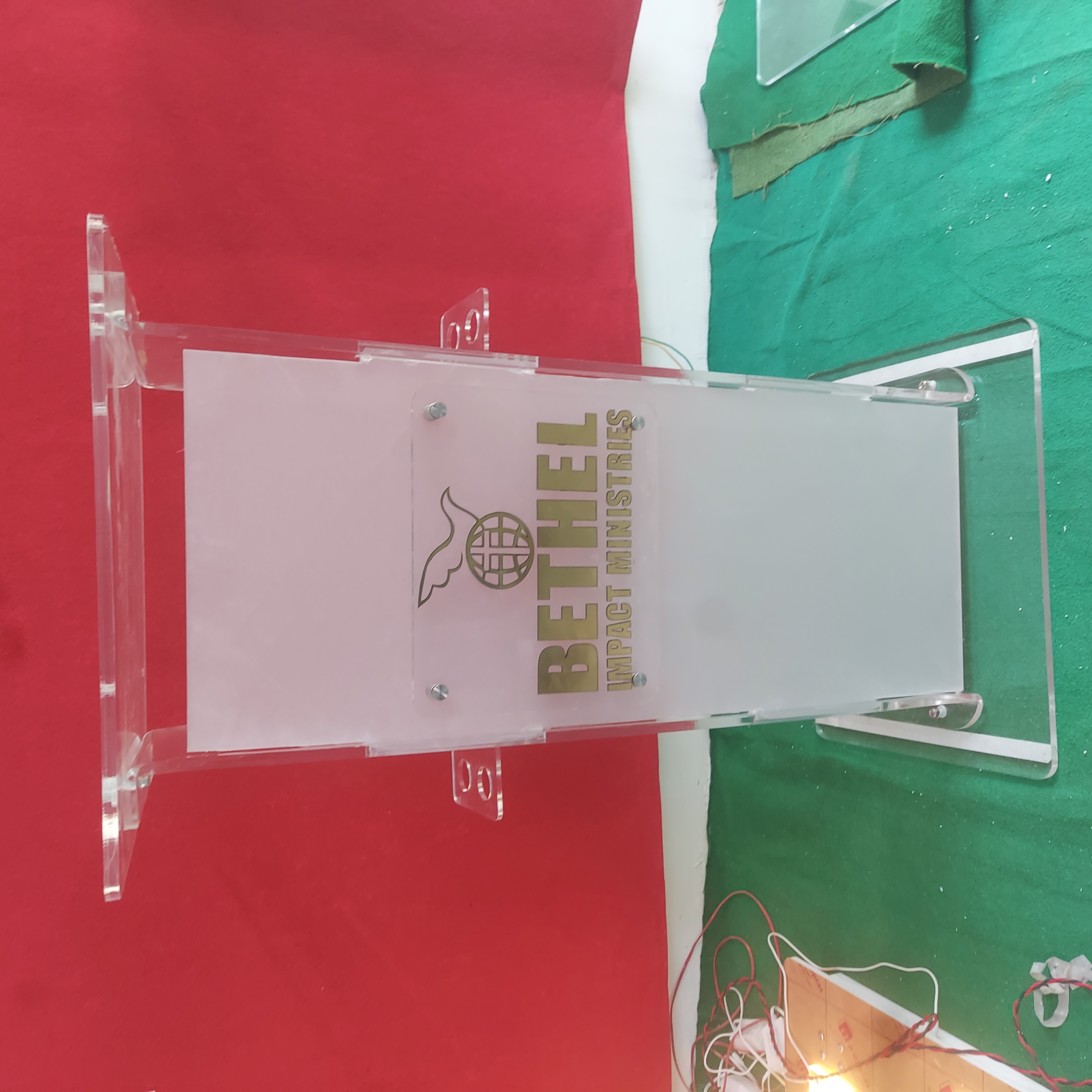 Acrylic Church Podium