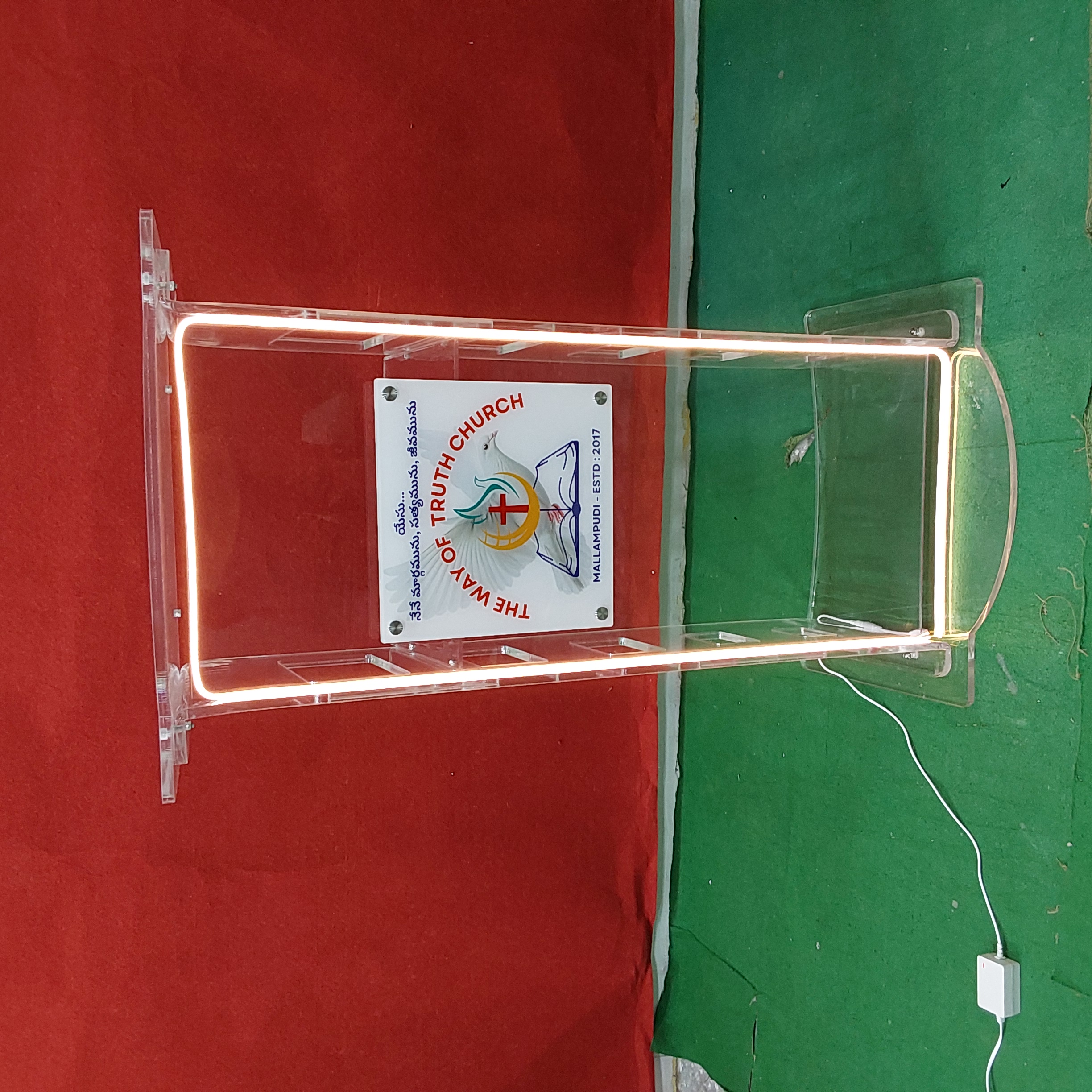 Acrylic Church Podium