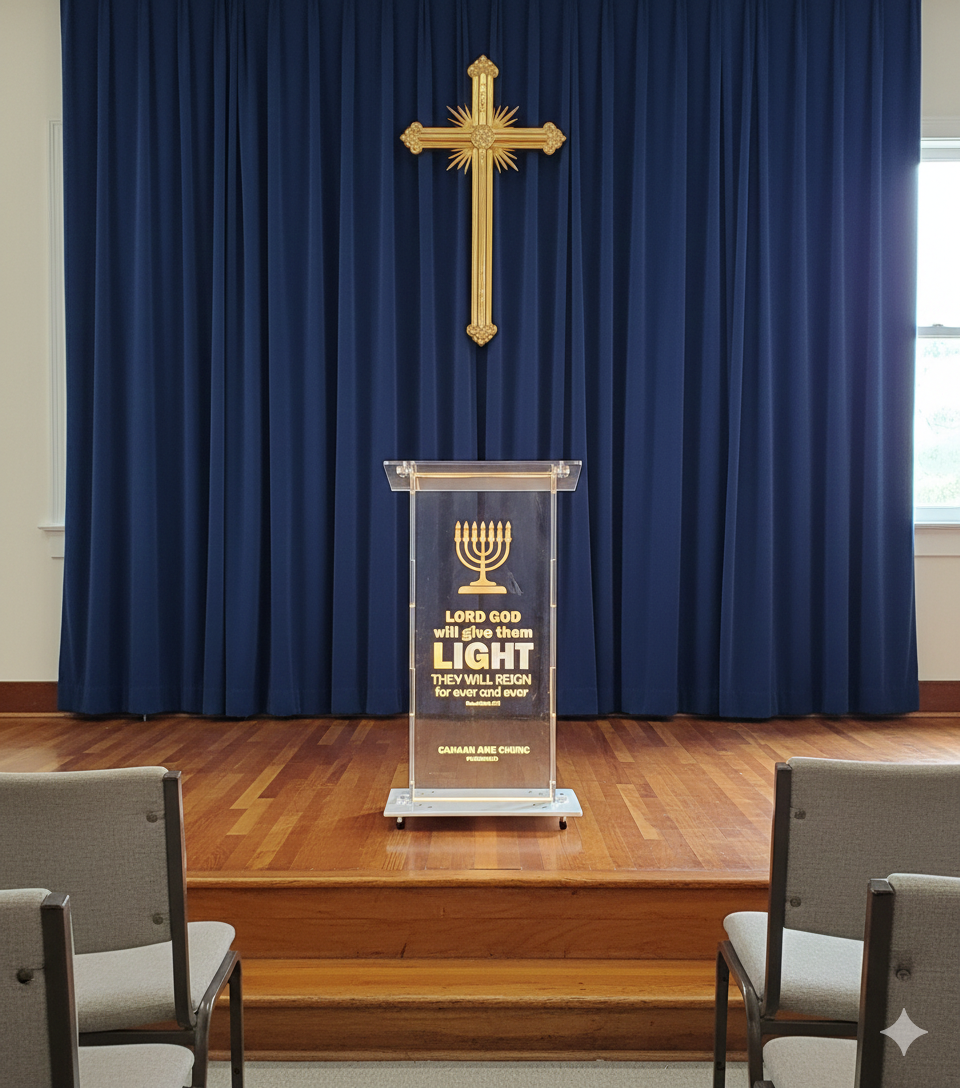 Acrylic Church Podium