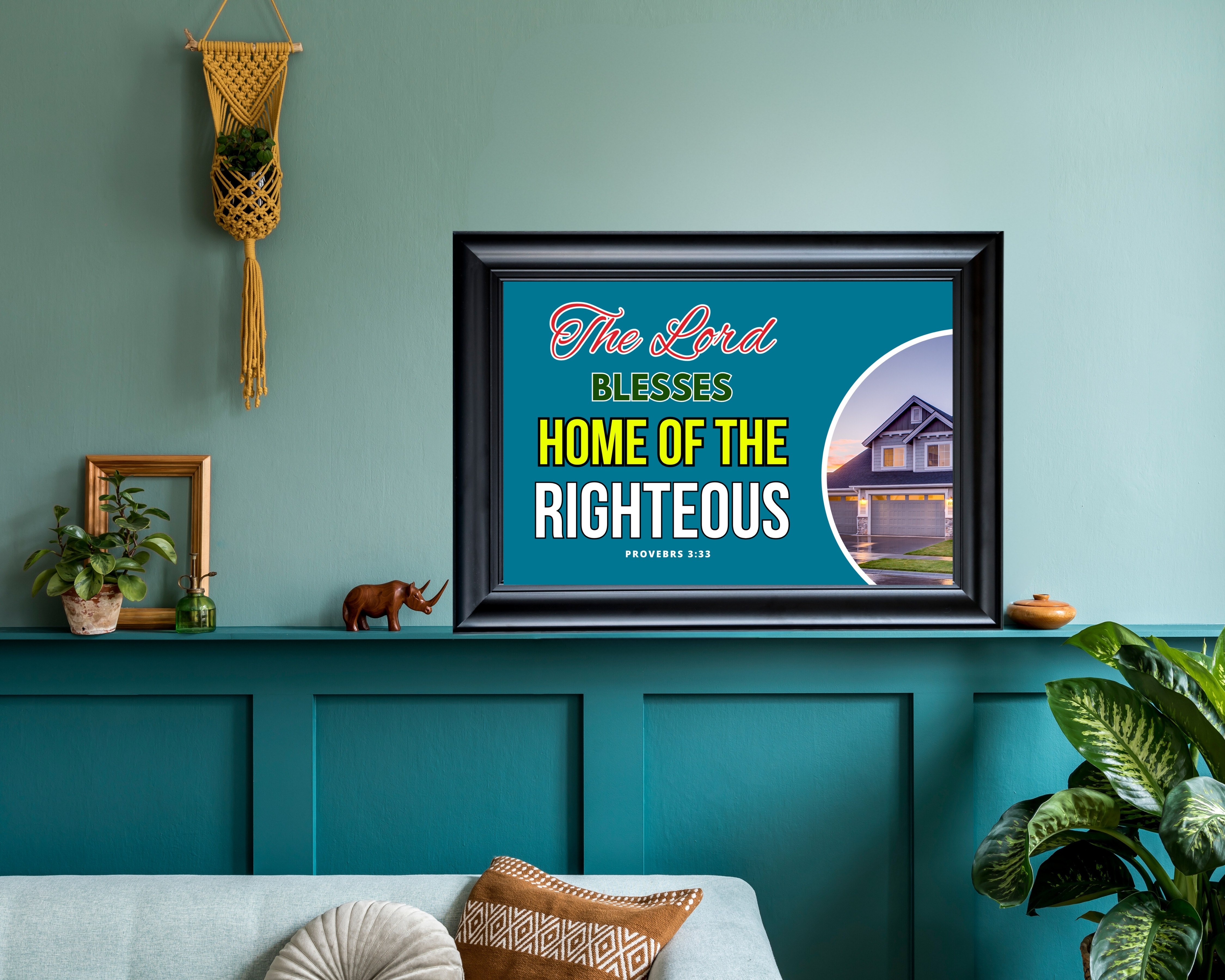 The Lord Blesses the House of the righteous person