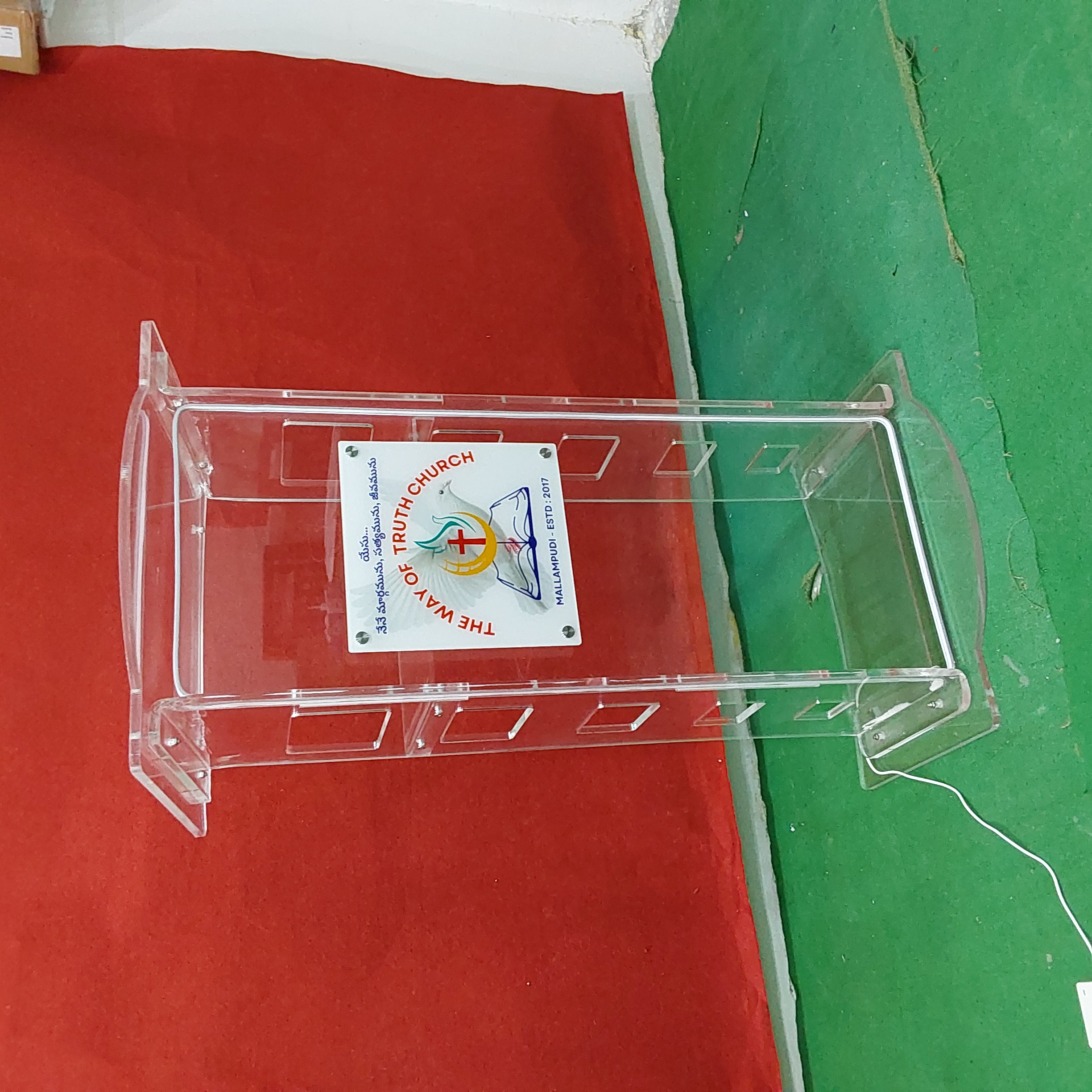 Acrylic Church Podium