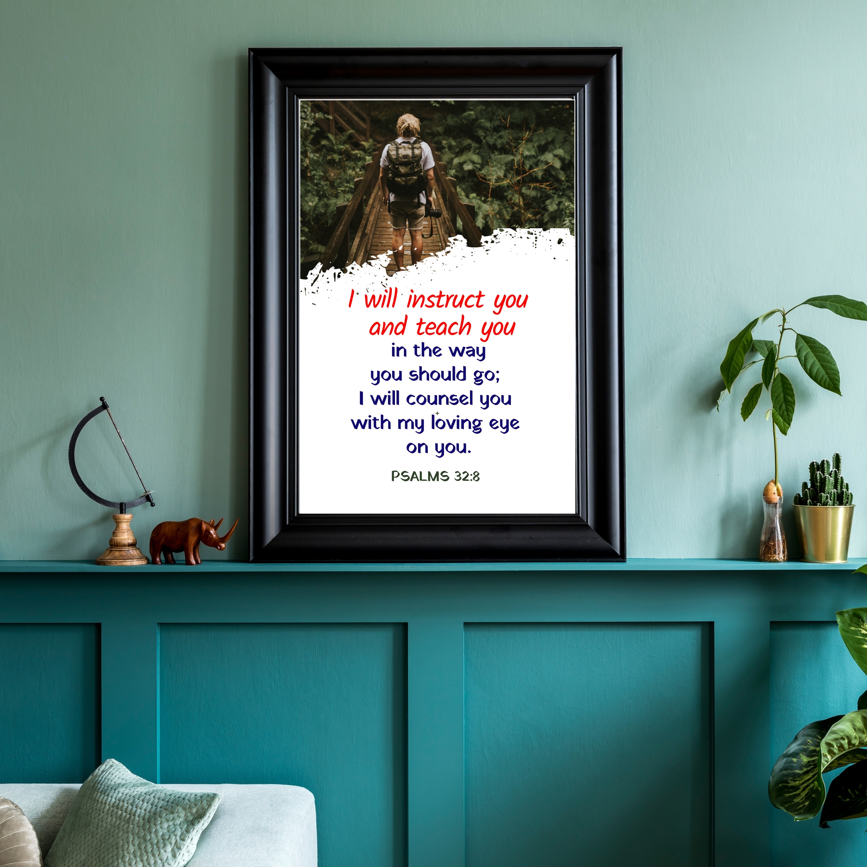 I WULL GUIDE YOU WITH MINE EYE