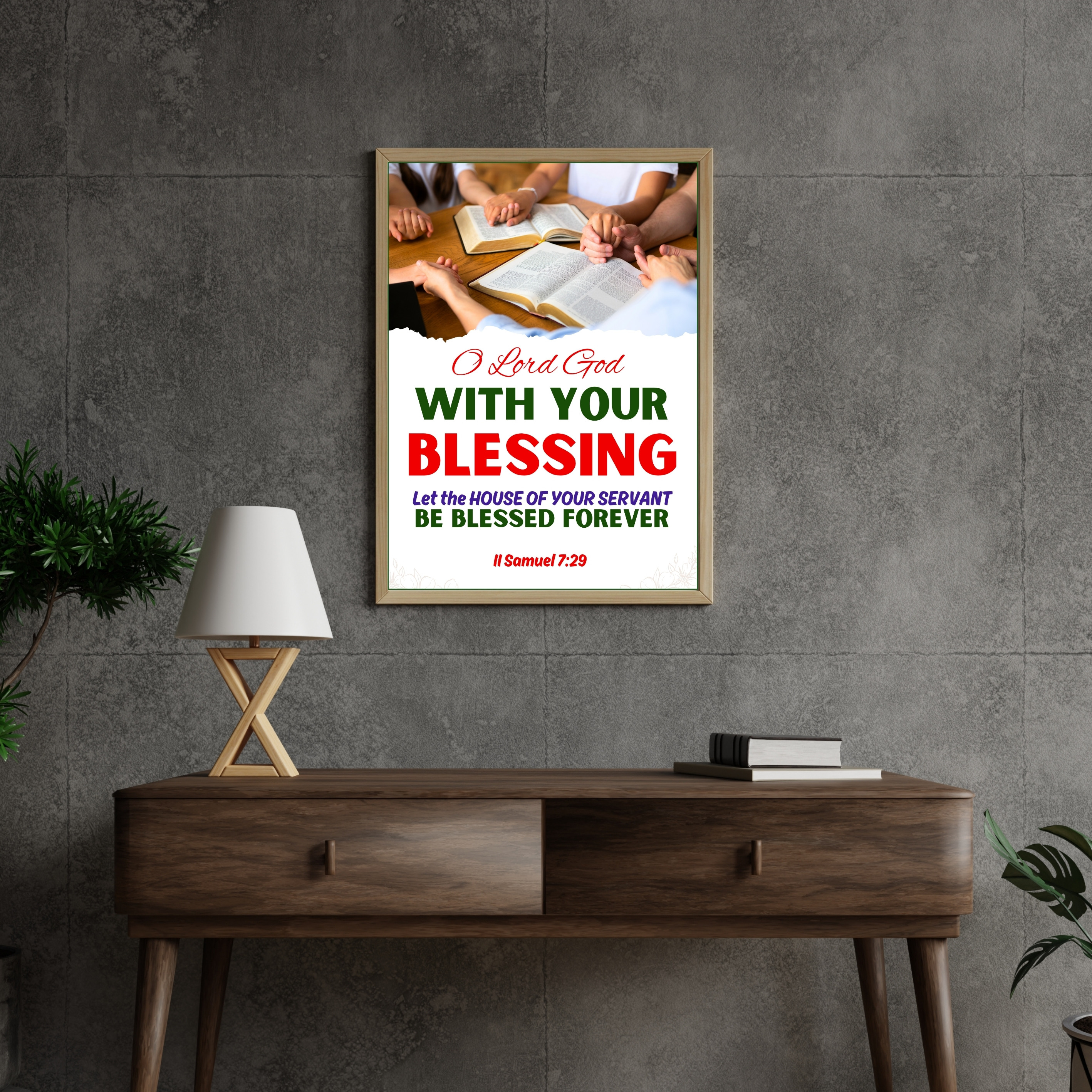 WITH THY BLESSING, LET THE HOUSE OF YOUR SERVANT 