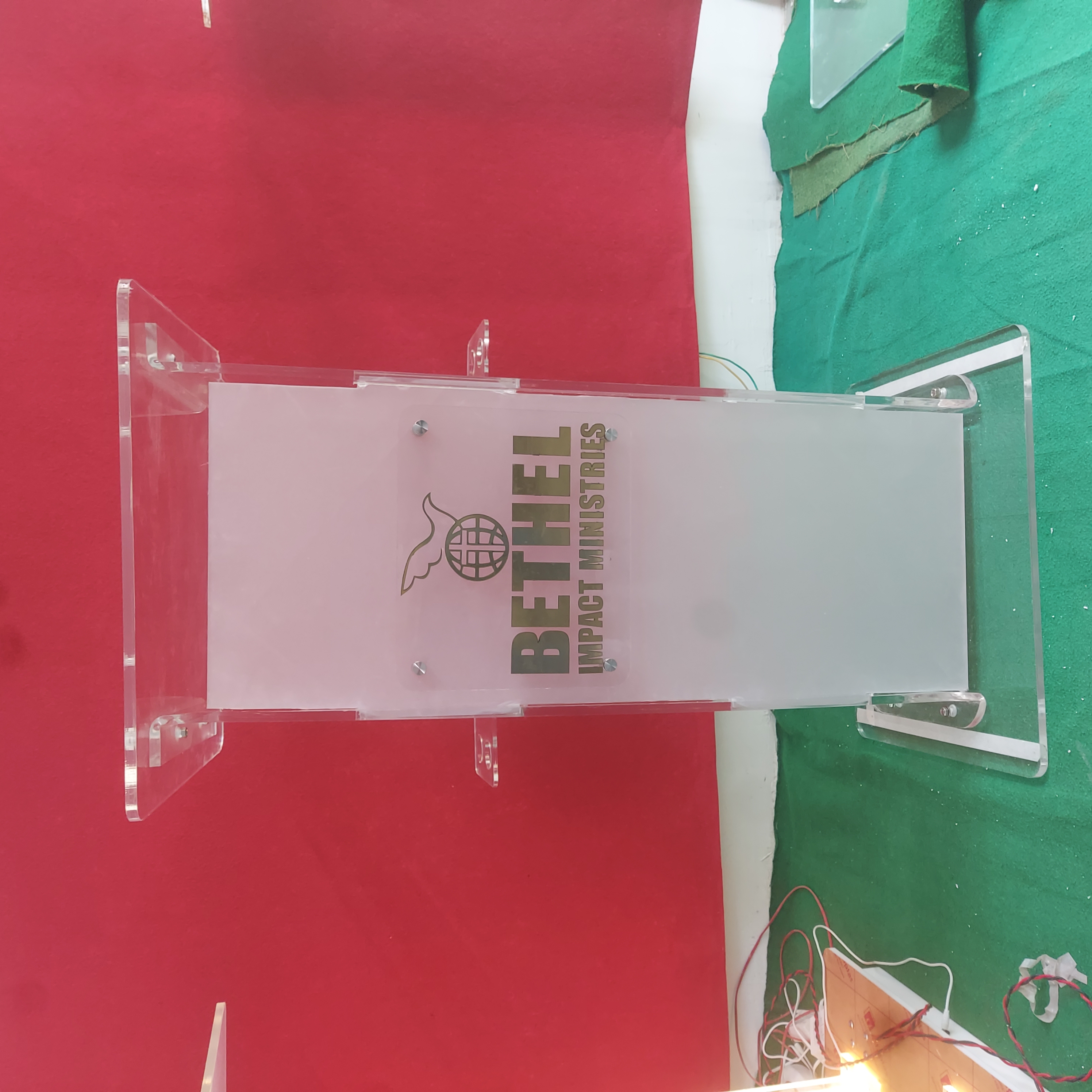 Acrylic Church Podium
