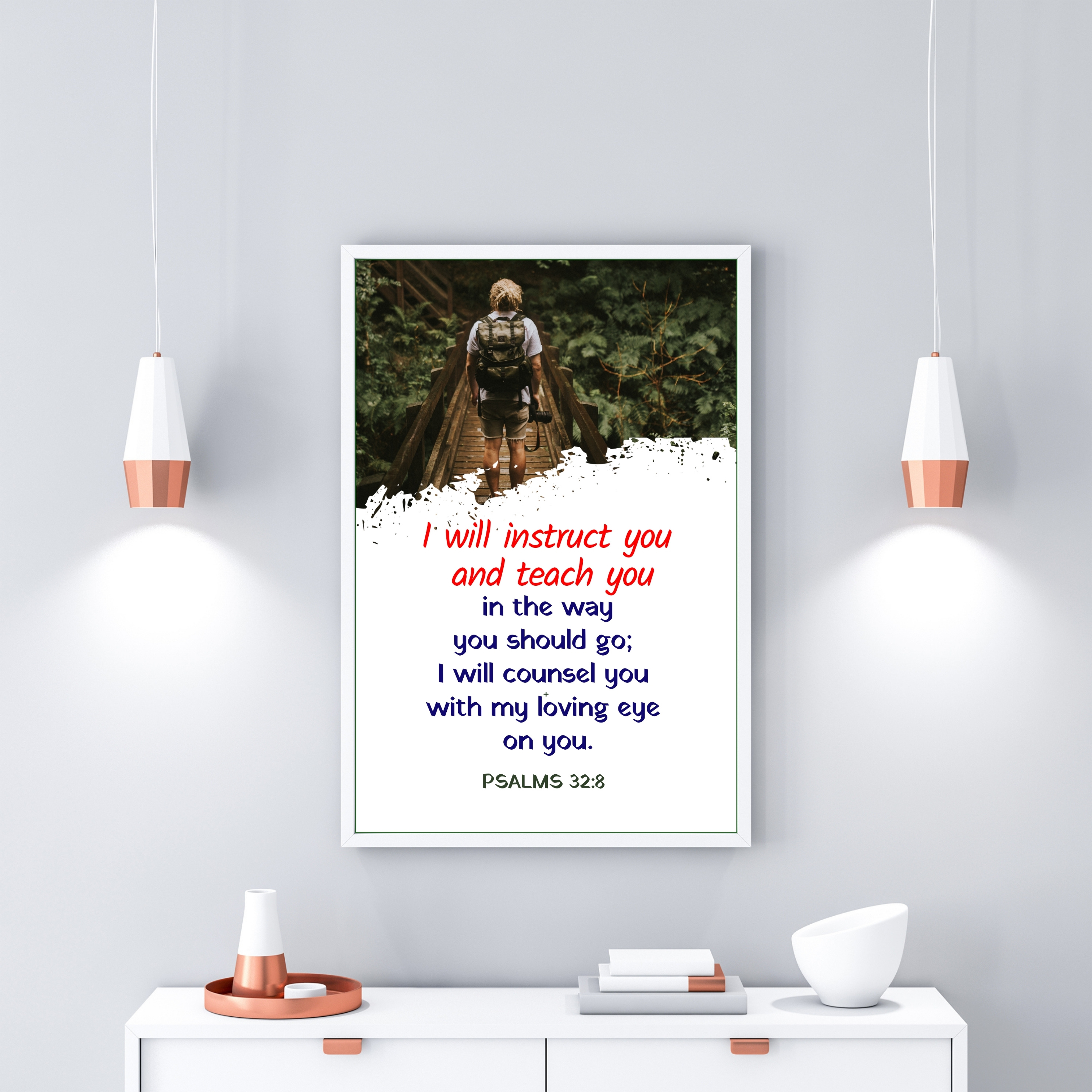 I WULL GUIDE YOU WITH MINE EYE