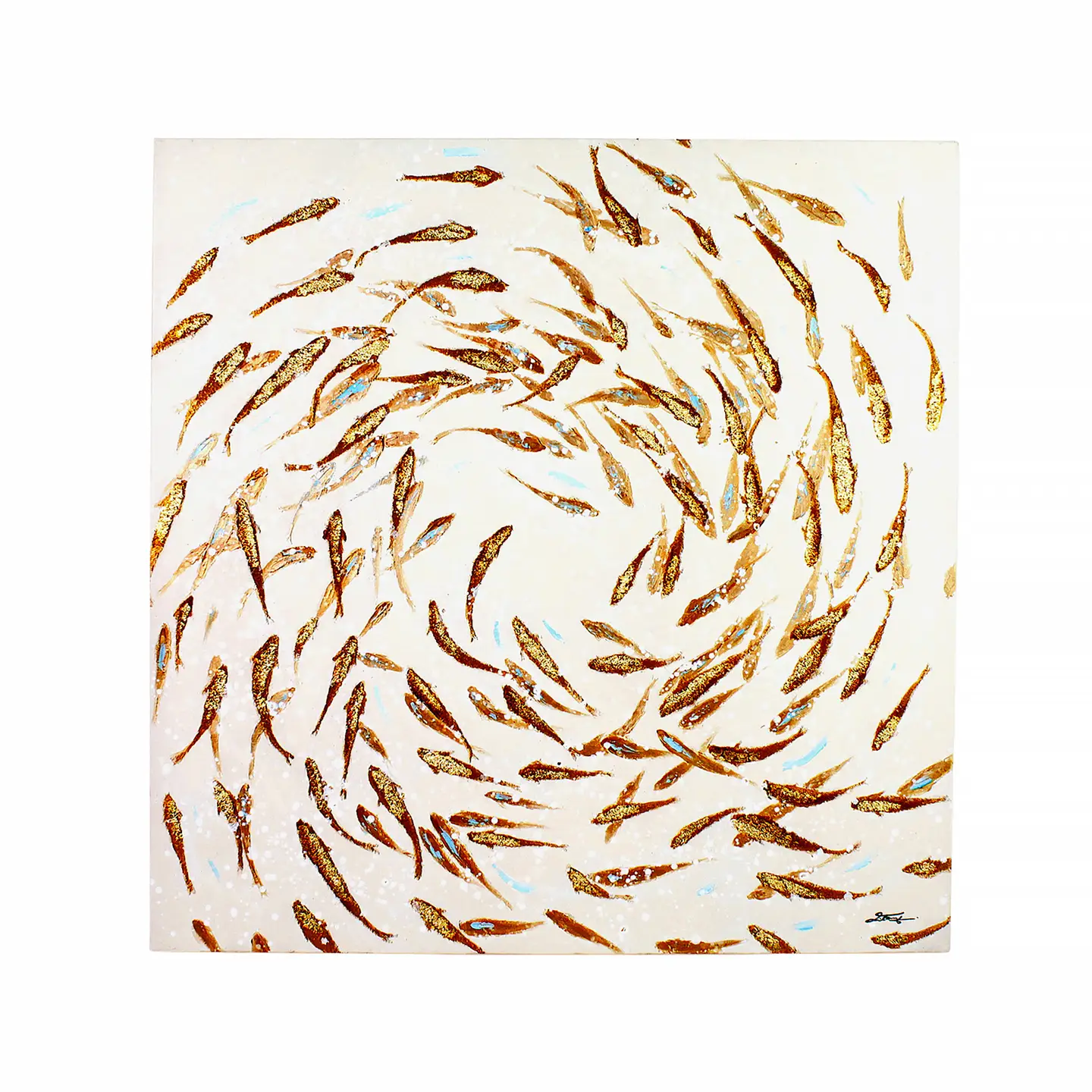 Paveikslas Auksinė žuvų spiralė