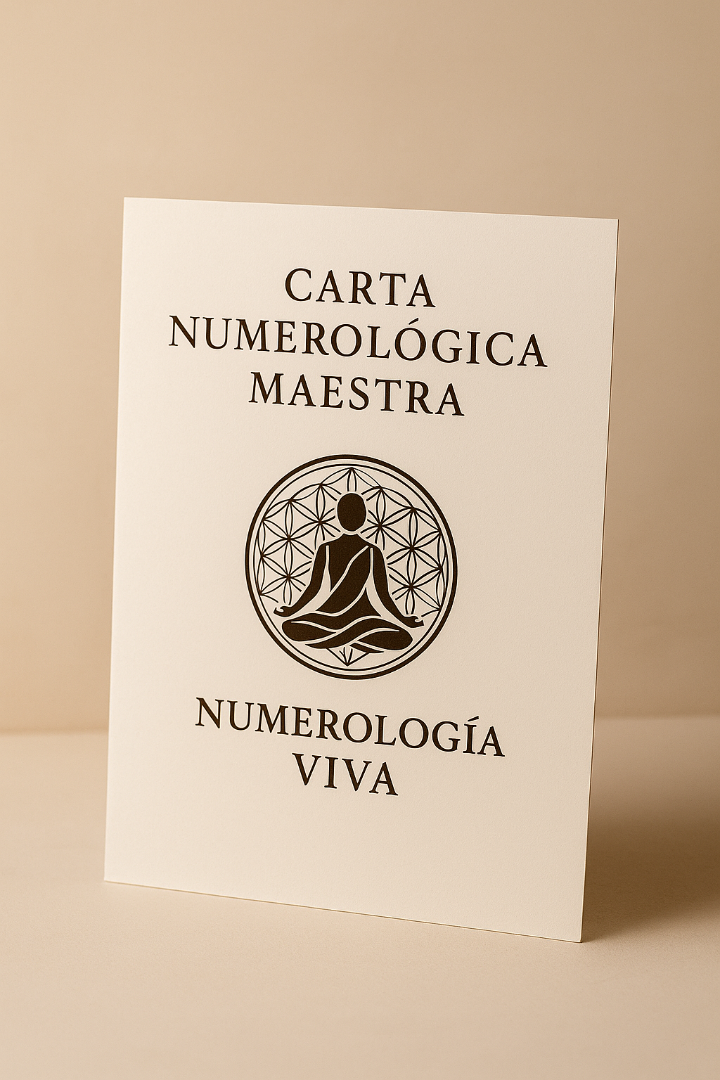 Carta Numerológica Maestra