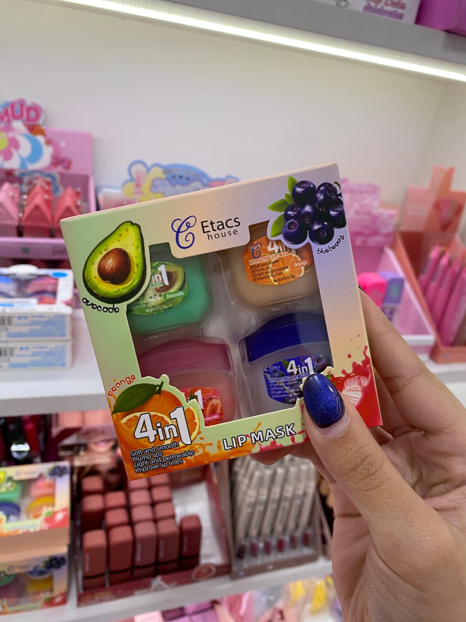 Set de mascarillas labiales 4 en 1