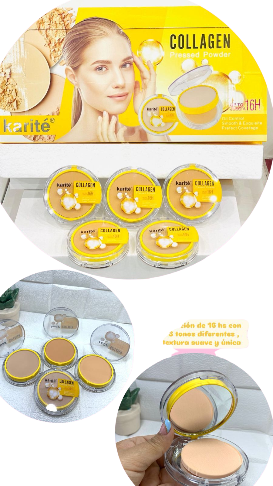 Polvo Compacto Collagen Karité