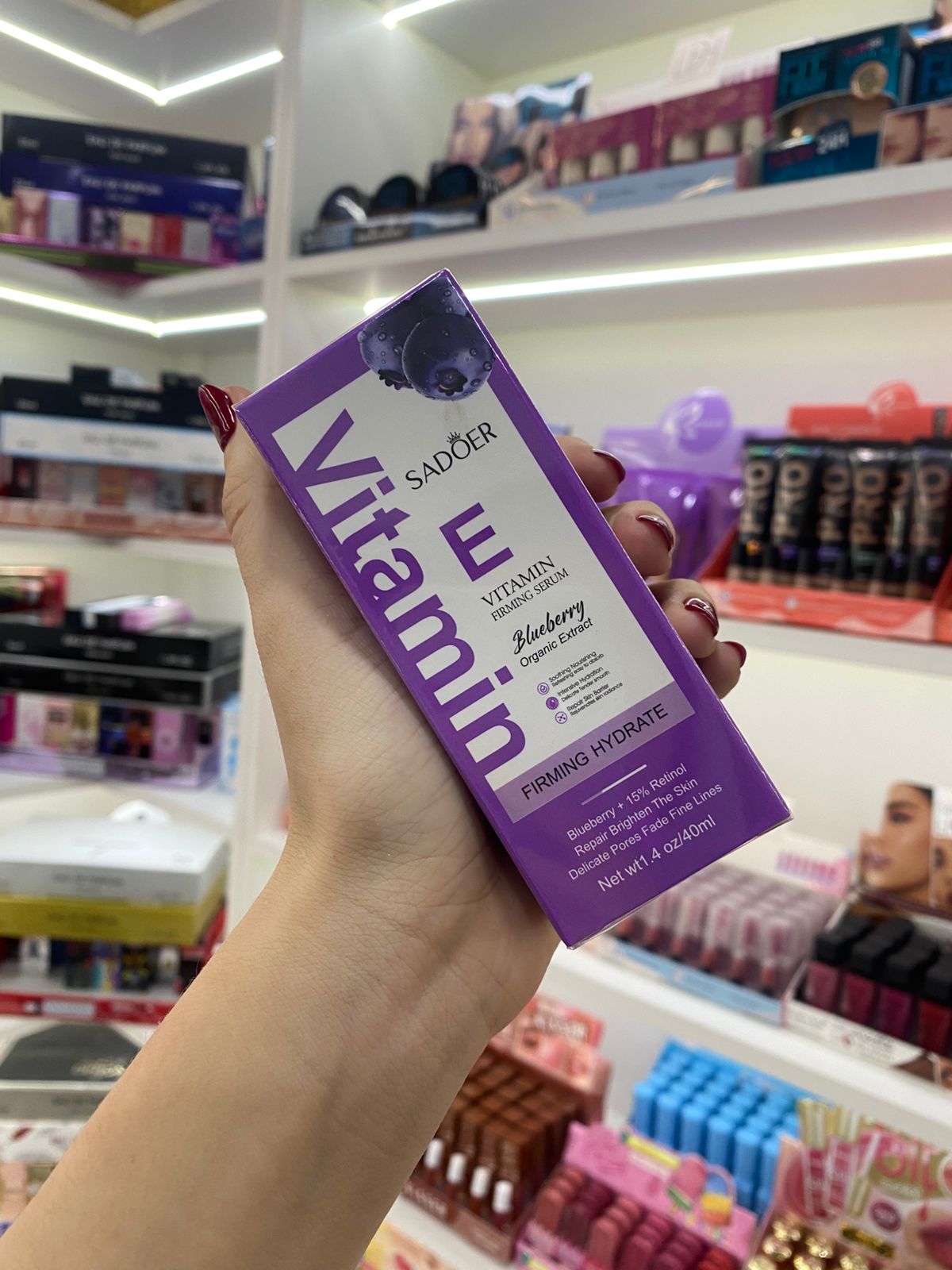 Crema facial con vitamina E Sadoer