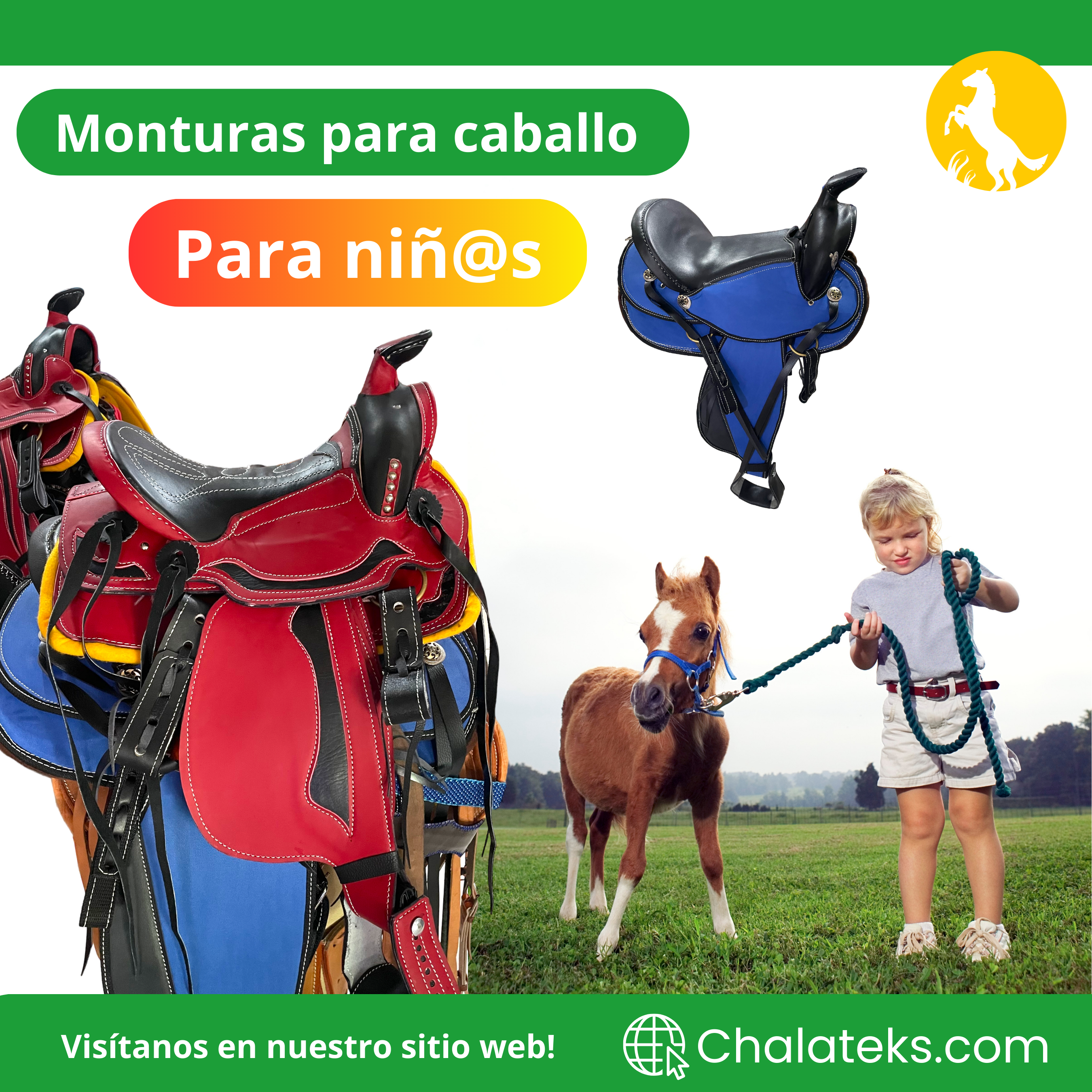 Monturas pequeñas para peques