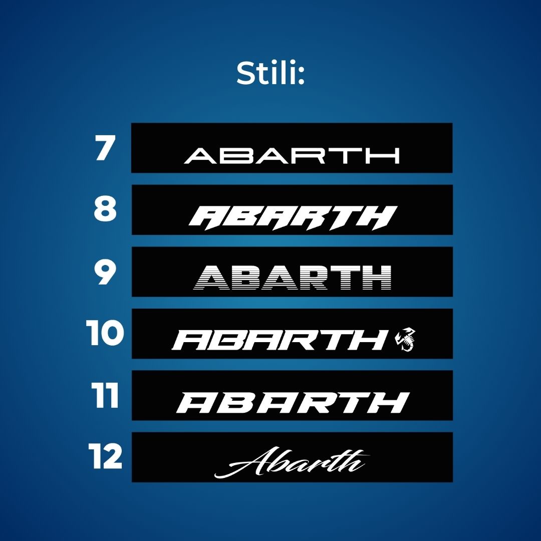 Fascia Parasole ABARTH