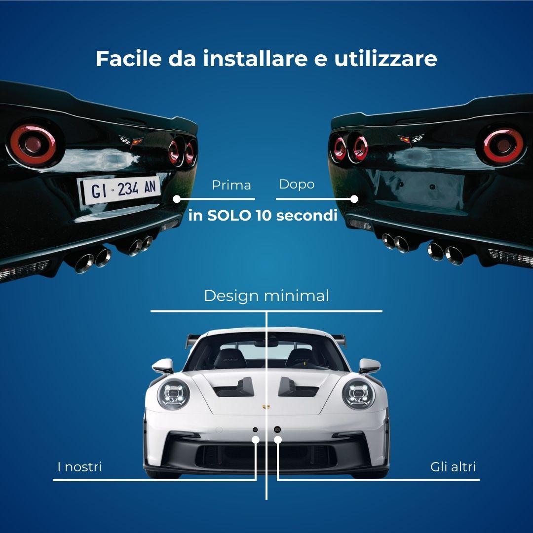 Bundle Porta targa rimovibile