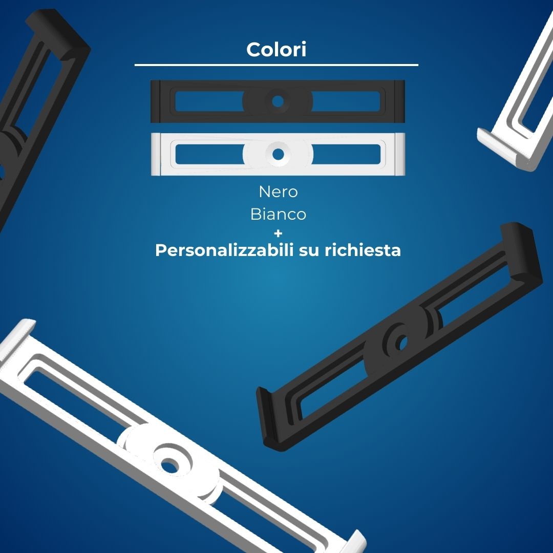 Supporto fisso Porta targa rimovibile universale