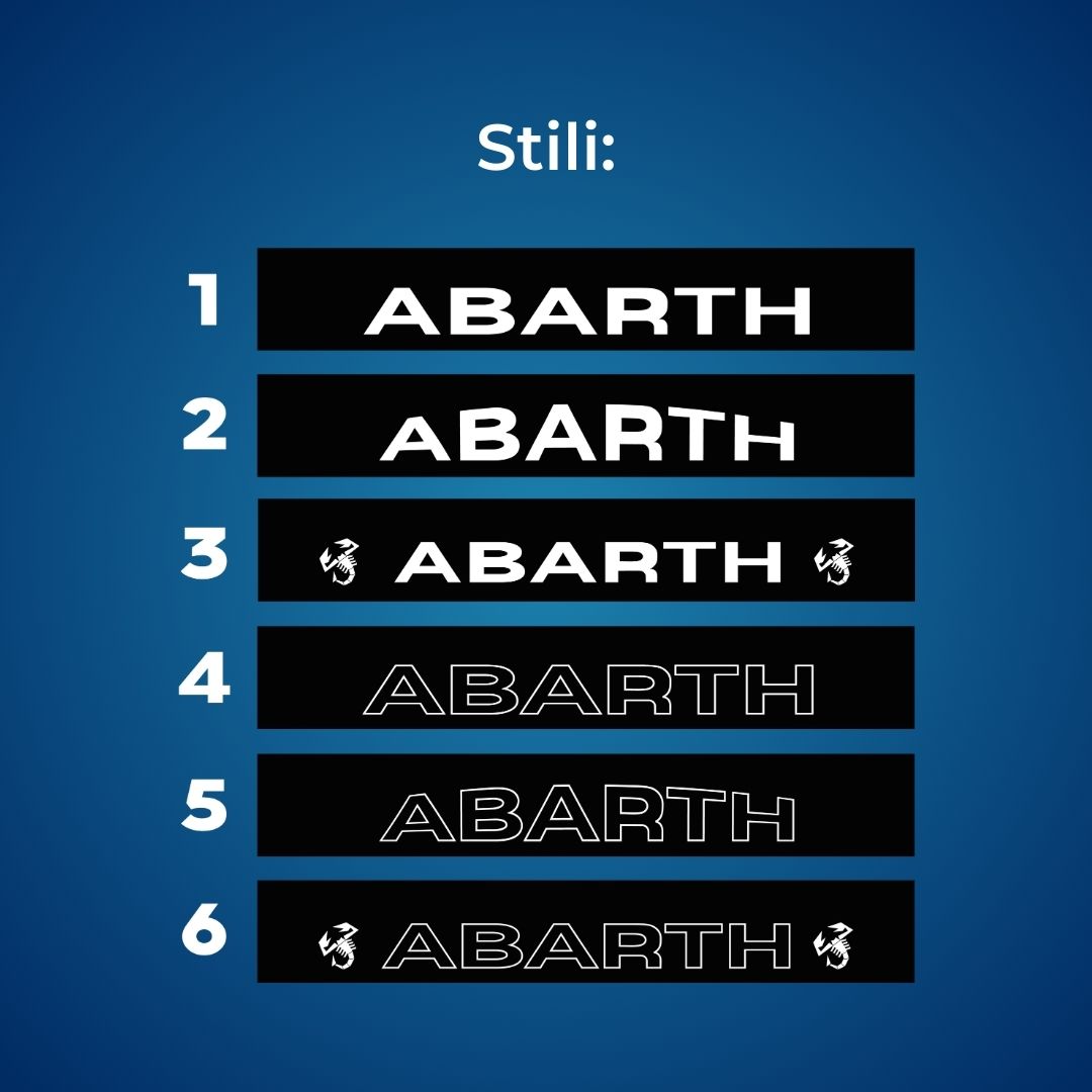 Fascia Parasole ABARTH