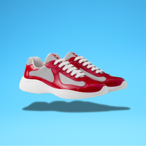 Prada American's Cup "Red Silver Patent"