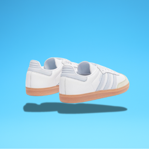 Adidas Samba OG W "Cloud White Halo Blue Off White"