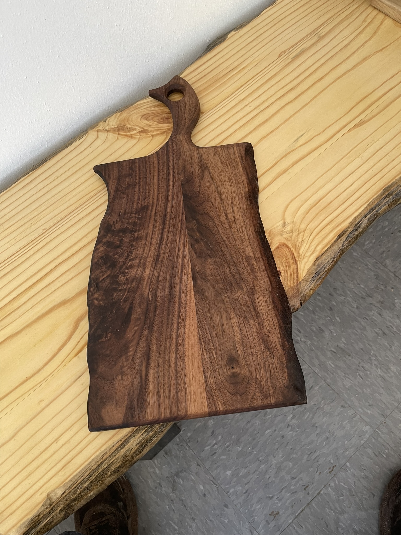 Handcrafted Walnut Cutting Board