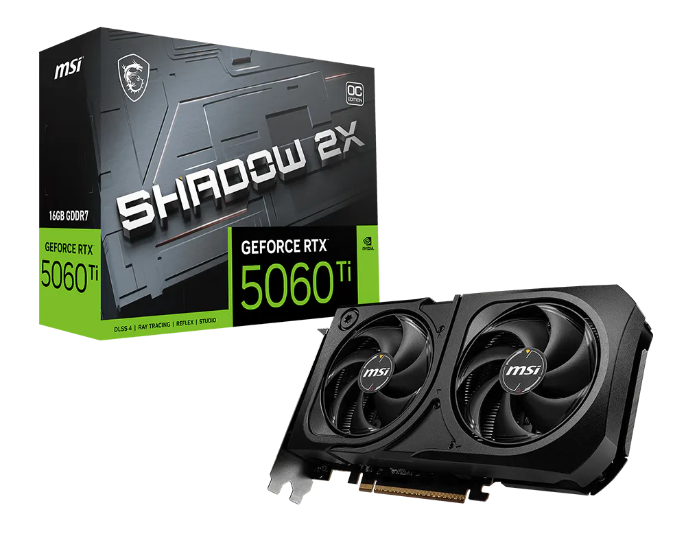 MSI GeForce RTX 5060 Ti Shadow 2X