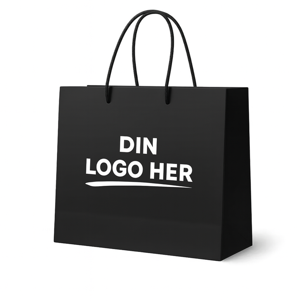 Premium papirposer med håndtakx