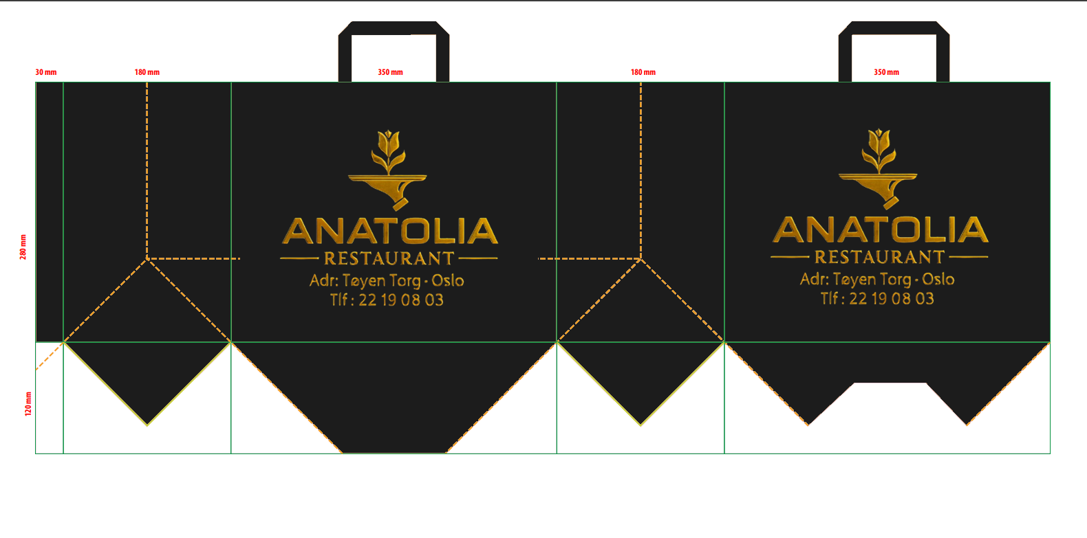 Papir poser med logo