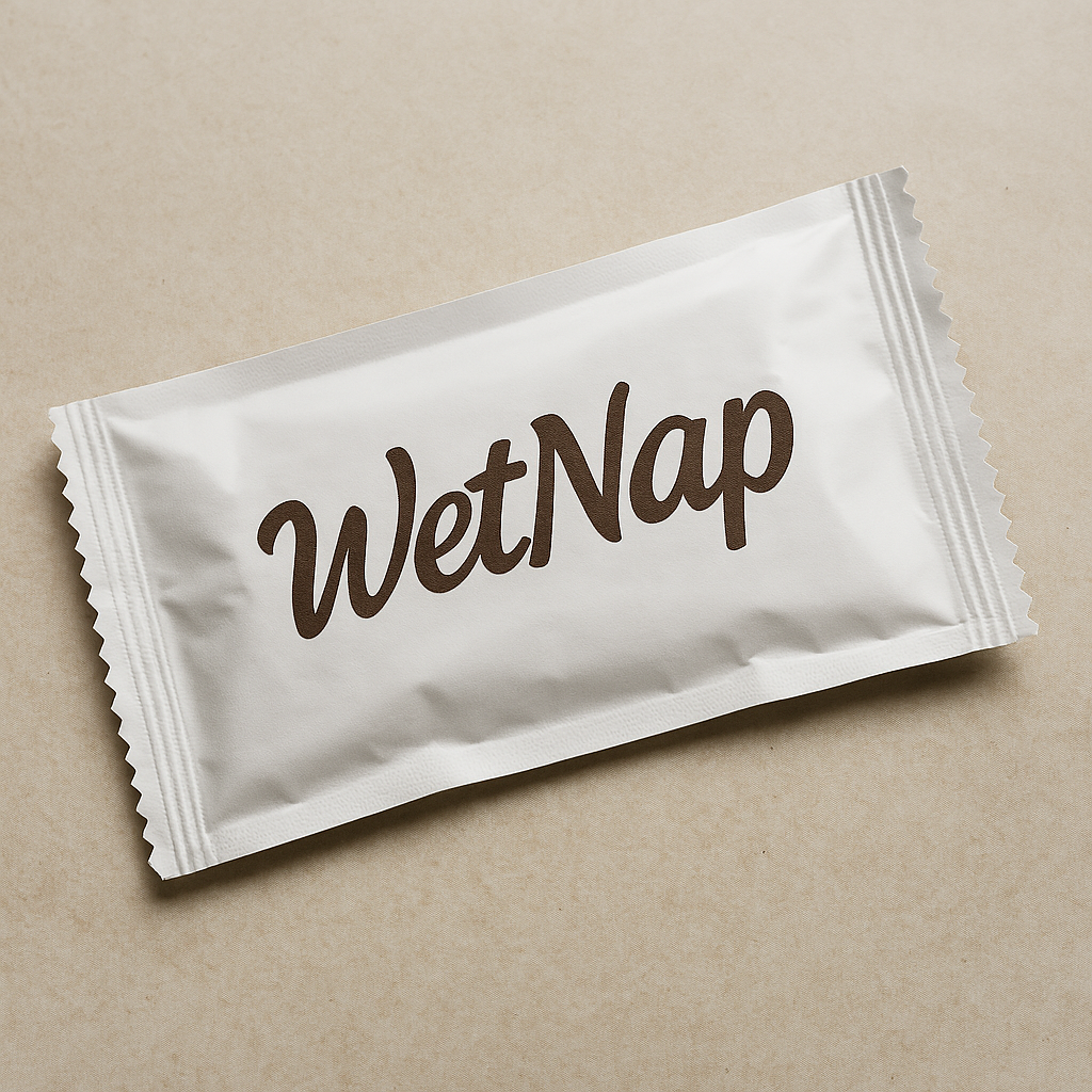 Våt Servietter - En gangs Bruk