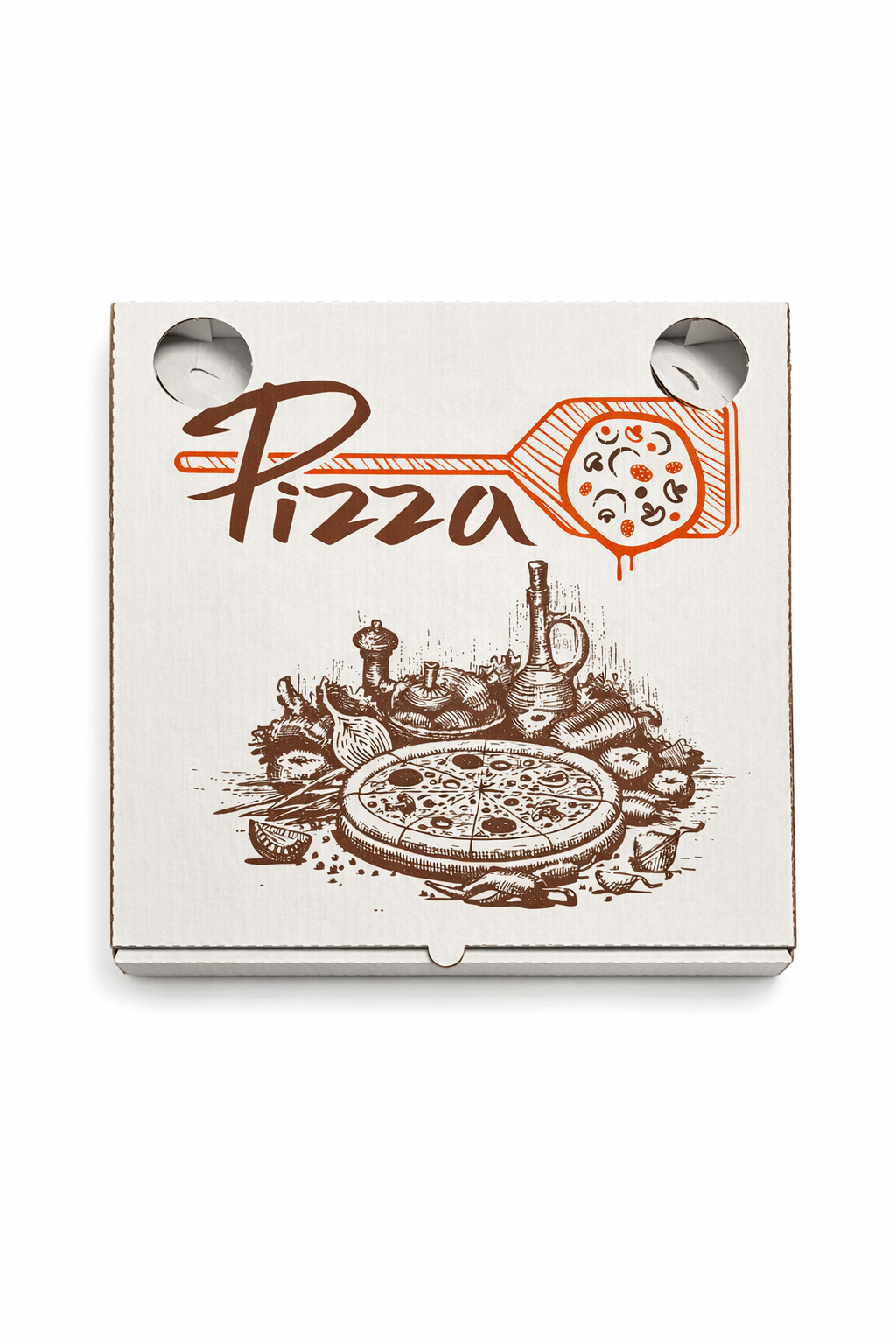 Pizza kartonger 42x42