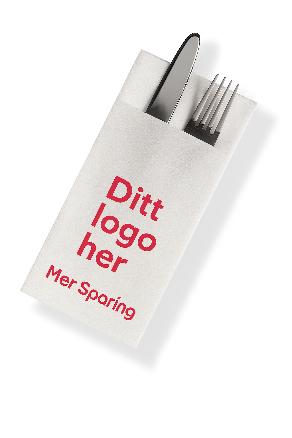 Bestikkservietter med eller uten logo