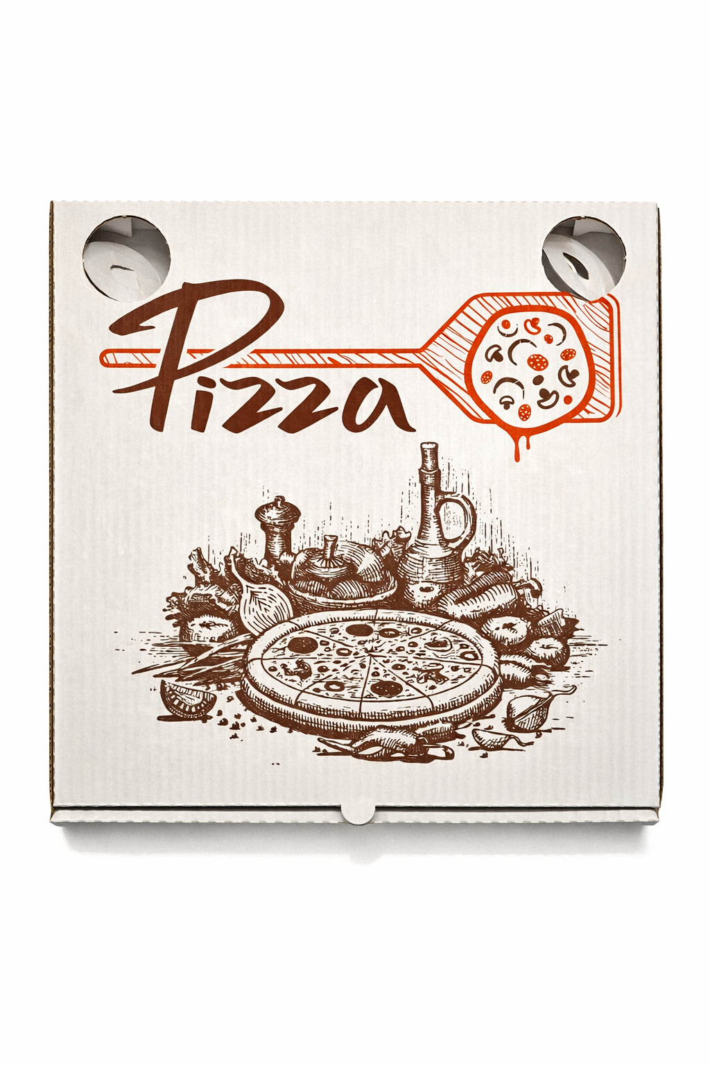 Pizza kartonger 42x42