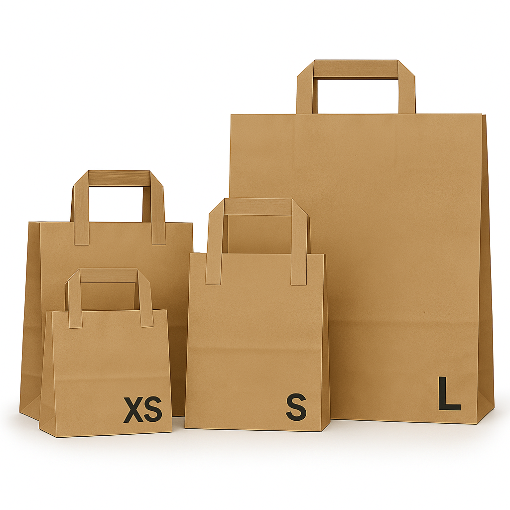 Papir poser - Blanke