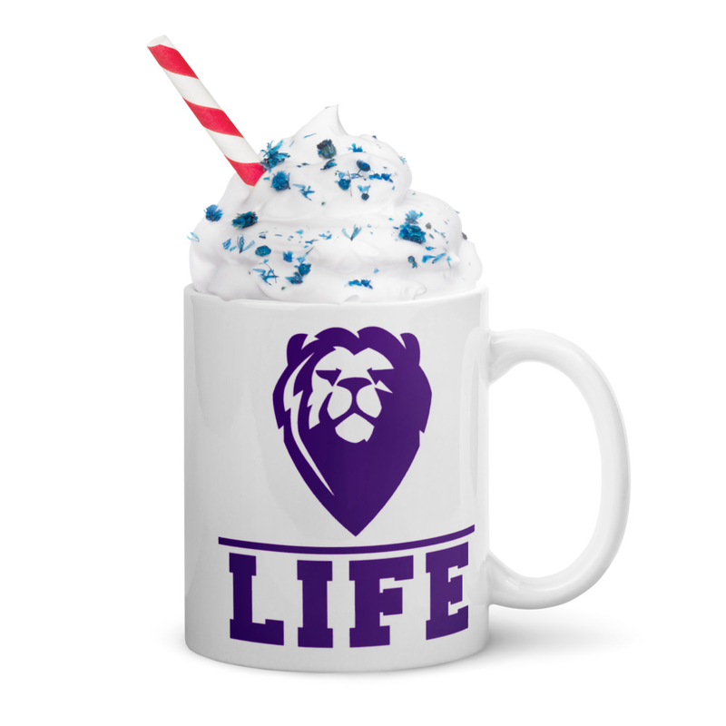 LCS White Glossy Mug