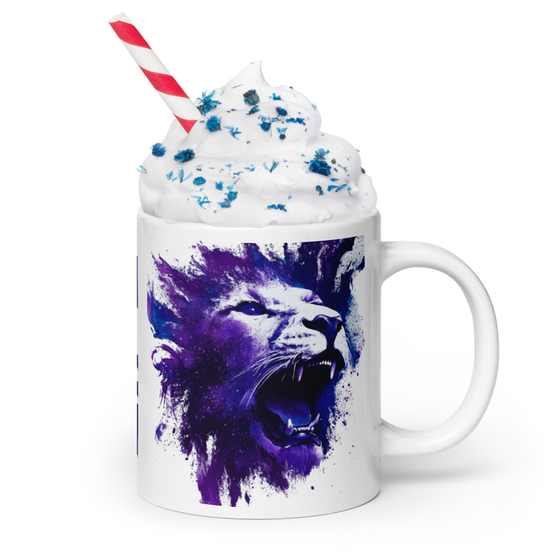 LCS Roar White Glossy Mug