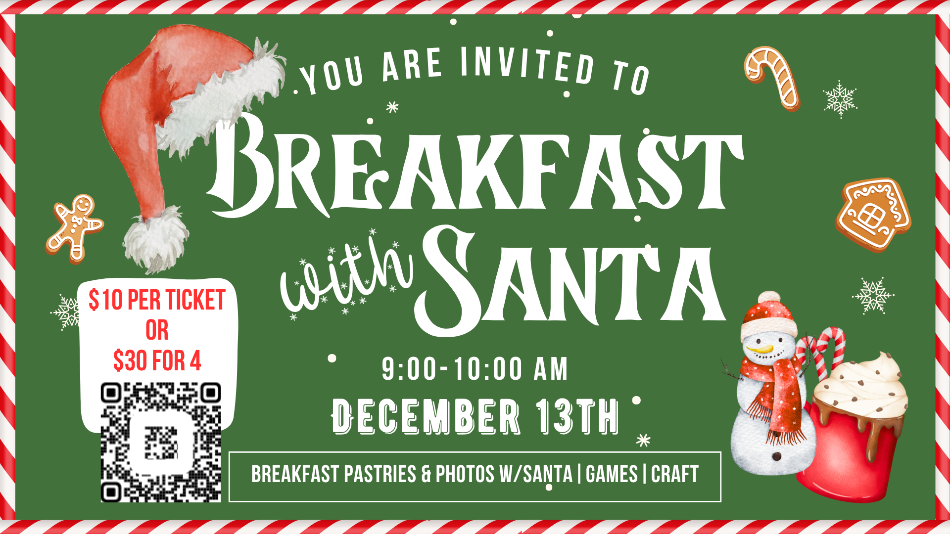 Breakfast with Santa Event Ticket