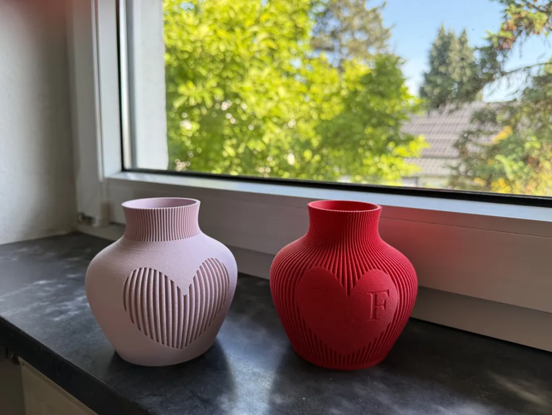 Jarrón personalizado con iniciales