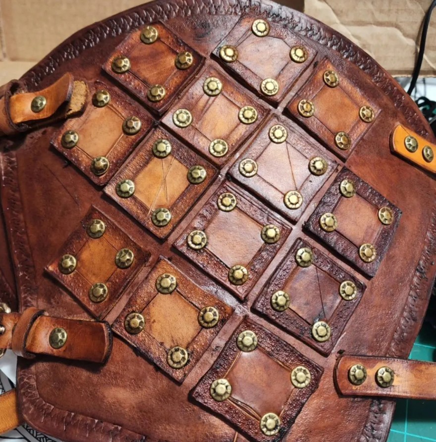 Handcrafted Leather Bjorn Bracer Set
