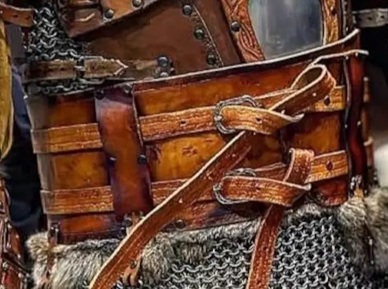 Handcrafted Viking Girth Leather Belt