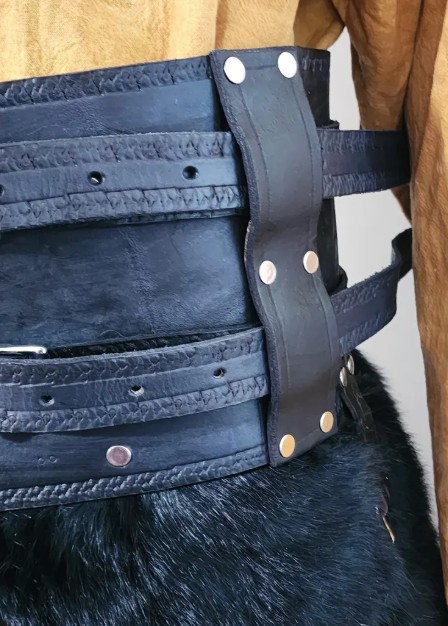 Handcrafted Viking Girth Leather Belt
