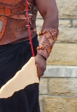 Handcrafted Leather Bjorn Bracer Set