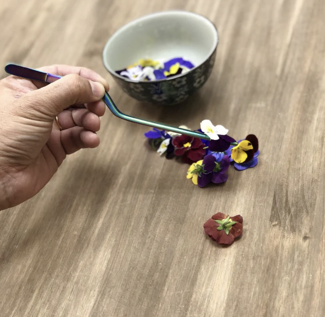 Pinzas de acero inoxidable arcoíris