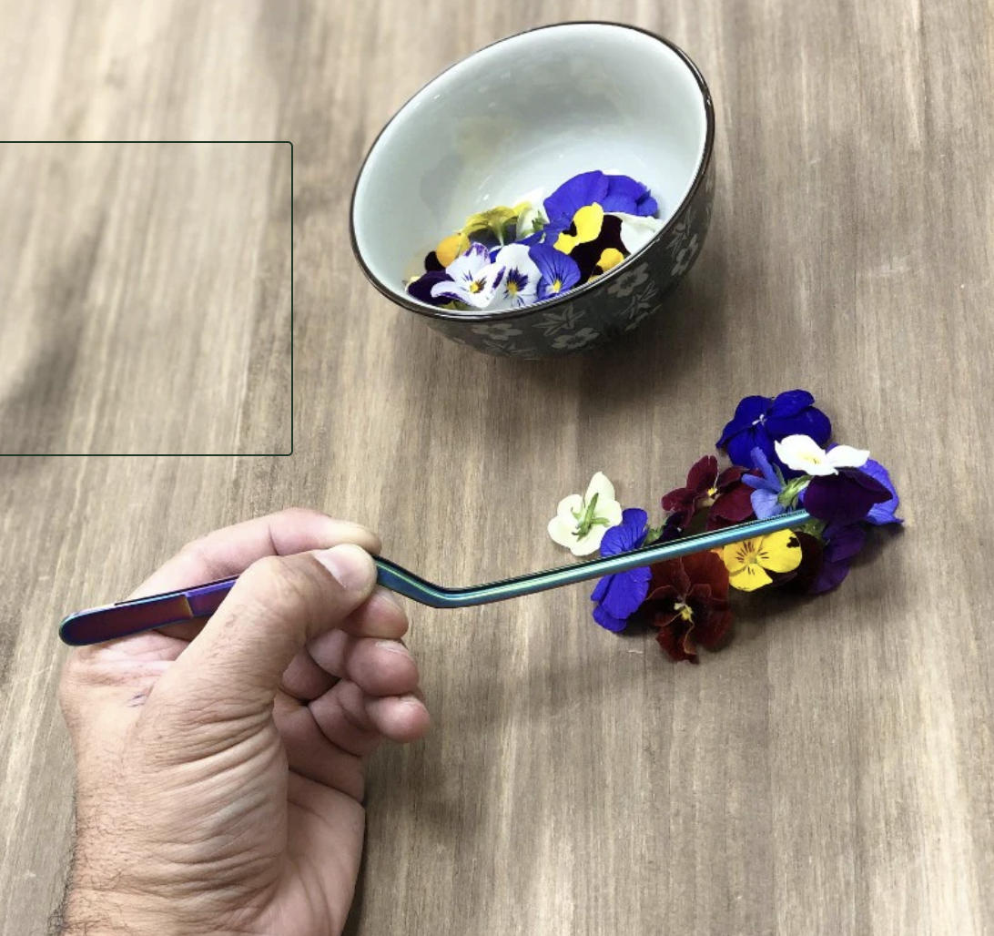 Pinzas de acero inoxidable arcoíris